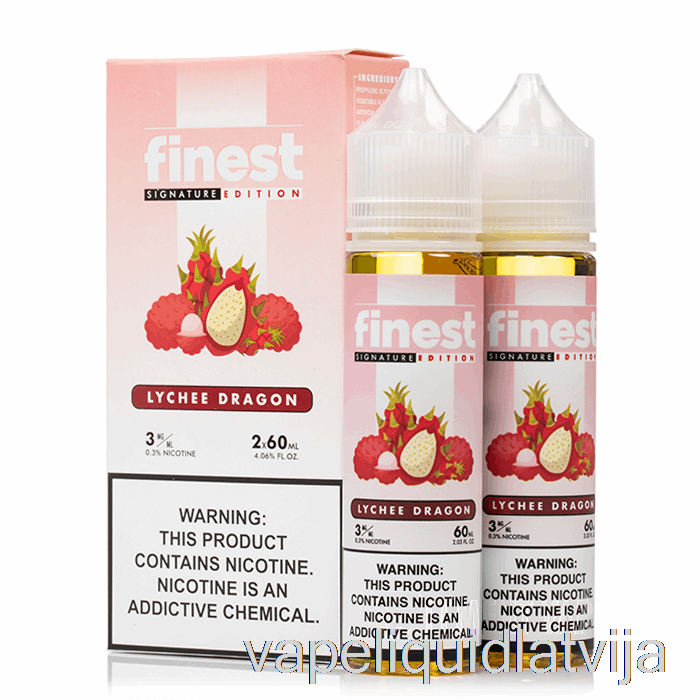 Ličī Pūķis - Izcilākais Parakstu Izdevums - 120ml 0mg Vape šķidrums